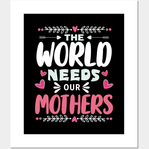 Gift Idea for Mother's Day - Inspirational Mother's Day Saying  - Last-Minute Mother's Day Gift - Gift for Best Mom Ever Wall Art by KAVA-X